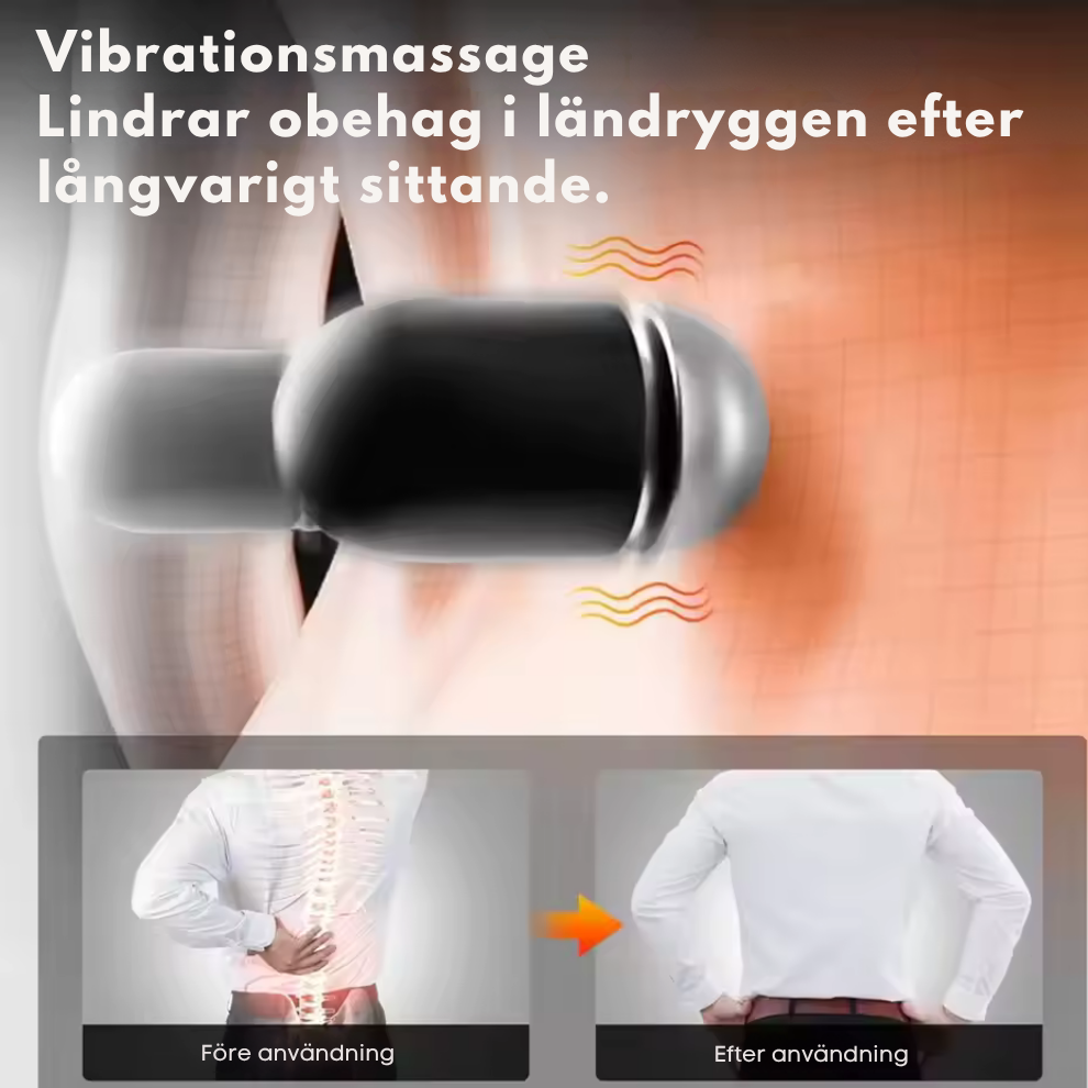 RyggRo- 3-i-1 massagekudde med värme